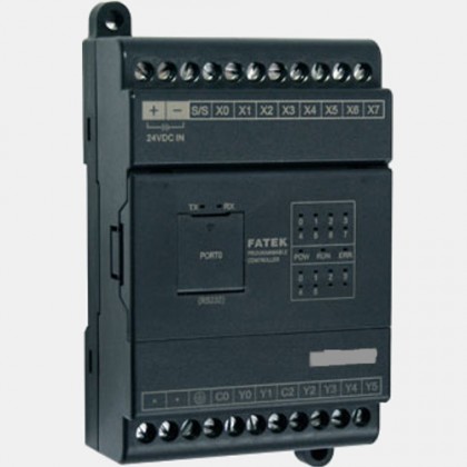Sterownik PLC 8 wejść cyfrowych oraz 6 wyjść  przekaźnikowych Fatek B1z-14MR25-D24-S
